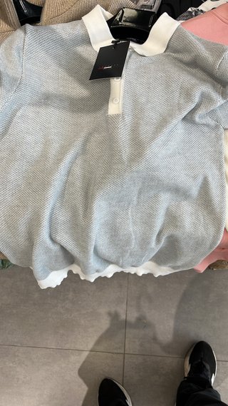 Camisa polo de punto para hombre