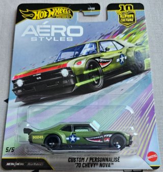 Hot Wheels Premium Aero Styles '70 Chevy Nova