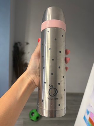 Termo Olmitos infantil lunares rosa