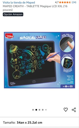 Tableta Mágica LCD XXL Maped Creativ!