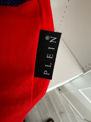 Camiseta Philipp Plein Roja y Azul