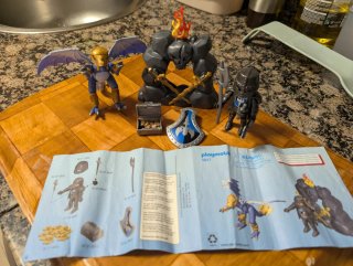 Playmobil Dragón y Caballero Negro 5657