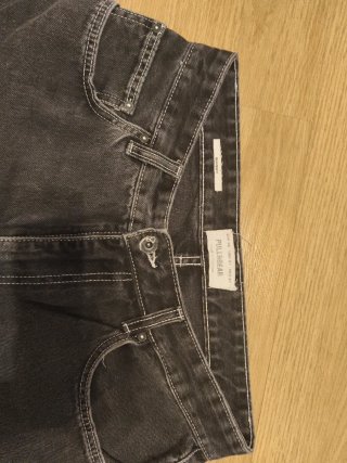 Pantalones cortos vaqueros negros Pull&Bear