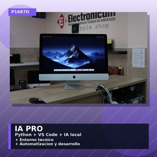 iMac 27 2019 I5-3GHZ 8GB 1TB SSD IA Pro