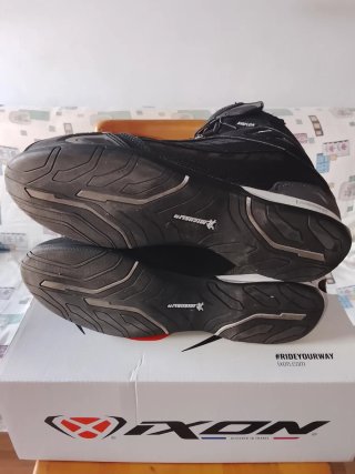 Botas de moto Ixon Bull Vented Talla 41 Negro/Gris