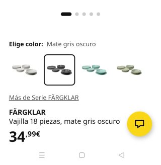Vajilla cerámica