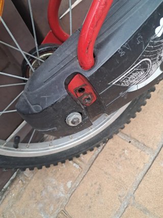 Bici infantil BTWIN roja