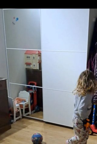 Armario ropero Ikea PAX espejo y madera