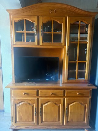 Mueble de salón provenzal de pino