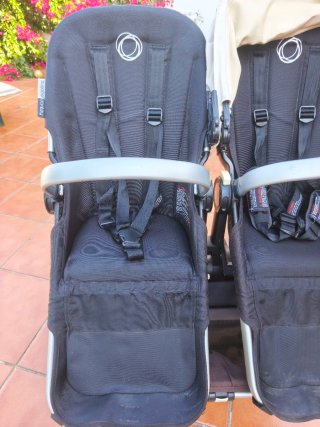 Bugaboo Donkey Silla Doble Negra