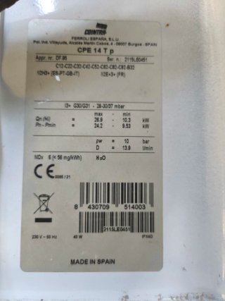 Centralita Cointra CPE14 TP ABM02A