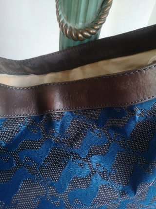 Bolso El Caballo Piel  Lona IDEAL Universitarias