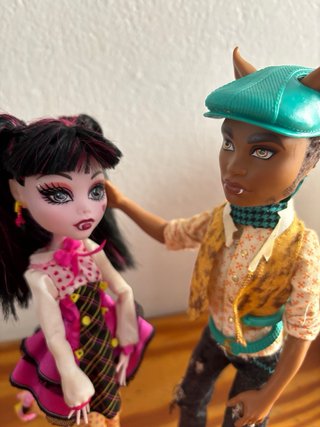 Monster High Forbitten Love Draculaura, Clawd Wolf