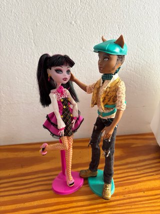 Monster High Forbitten Love Draculaura, Clawd Wolf