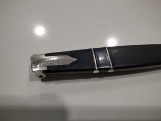 Coppia stanghette aste originali Persol nero 649