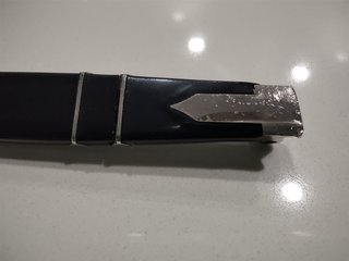 Coppia stanghette aste originali Persol nero 649