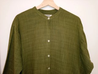 Vestido camisero verde talla única