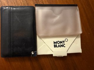 Tarjetero Mont Blanc Negro