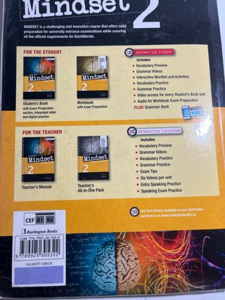 Libro 2 bachillerato inglés .Burlington Mindset