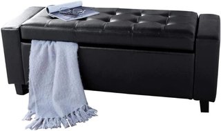Baúl Pouf Contenedor Banco Taburete Reposapiés de