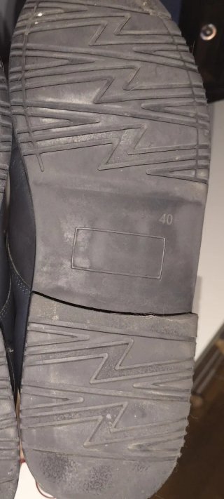 Zapatos escolares niño azul