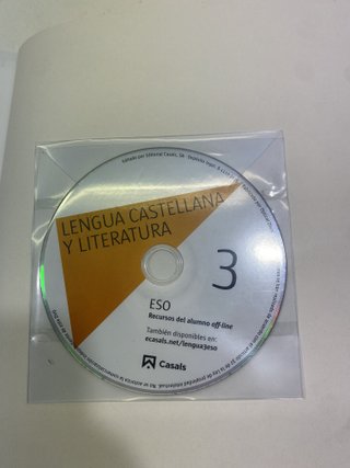 Lengua castellana y literatura 3, ESO