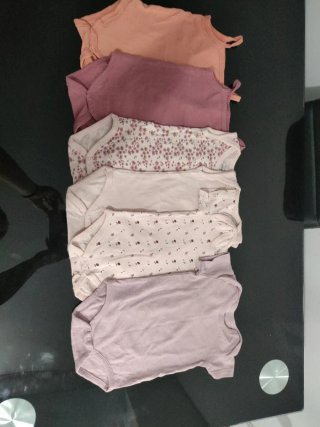 Bodys bebé 3-6 meses (pack 5)