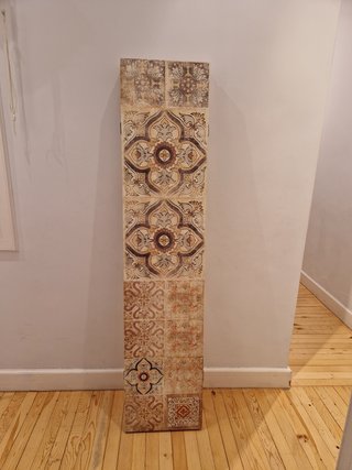 Biombo decorativo estilo mosaico