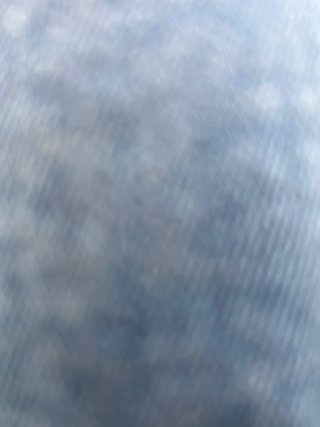Tronco de tela azul y gris