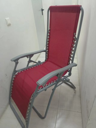 Tumbona Silla Playa/Jardín Roja