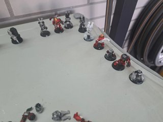 Figuras Warhammer Marines Espaciales Caos