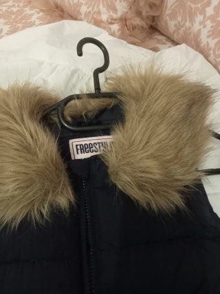 Chaqueta azul Freeport con pelo a 20 Zapatos 5 eur