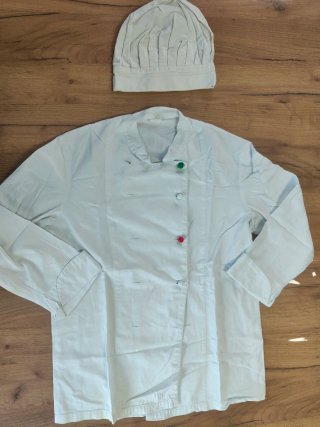 Giacca cuoco e cappello scuola alberghiera
