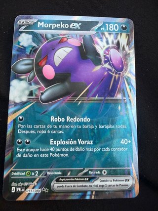 Carta Pokémon Morpeko EX 055/084