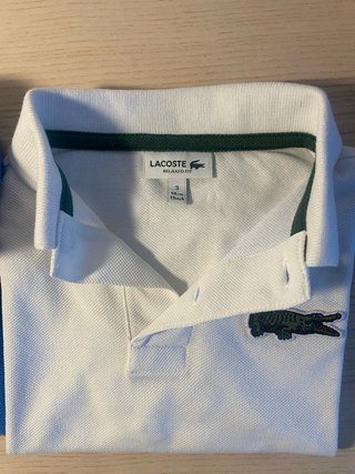 Lote 2 polos Lacoste, talla 3, 98cm