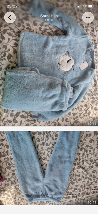 Pijama azul extra calentito