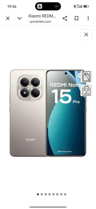 Xiaomi Redmi Note 15 Pro Beige/Plata