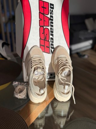 Zapatillas DSQUARED2 Beige/Rojo