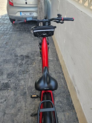 Bicicleta Eléctrica UrbanBiker UB200 Roja