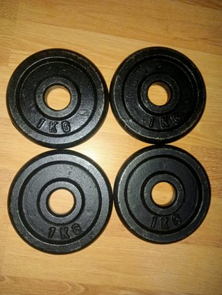 Juego Mancuernas y Barra 48kg