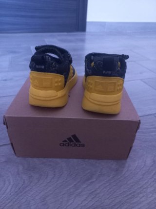 Scarpe ginnastica bimbo nere e gialle