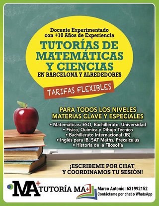 Clases particulares  Bachillerato cuarto primero