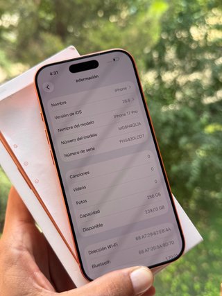 iPhone 17 Pro 256Gb 3 AÑOS DE GARANTÍA NUEVO