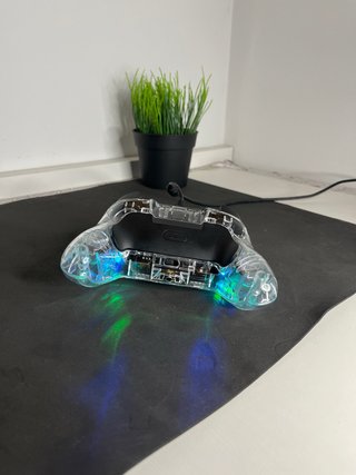 Mando Pro Nintendo Switch Transparente/Original.