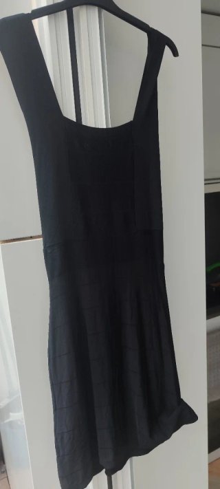 Vestido Negro Mango Talla S