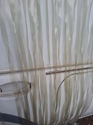 Cortina Tiras Plástico para caravana