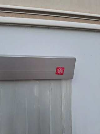 Cortina Tiras Plástico para caravana