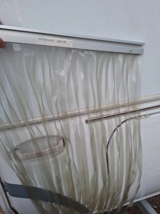Cortina Tiras Plástico para caravana