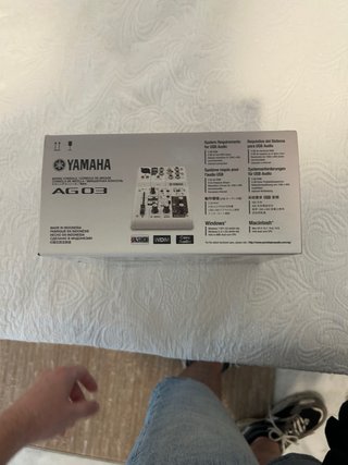 Yamaha AG03 Mezclador Audio Blanco