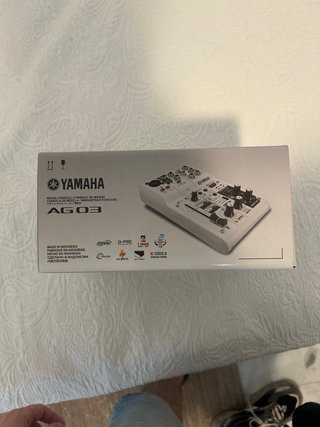 Yamaha AG03 Mezclador Audio Blanco